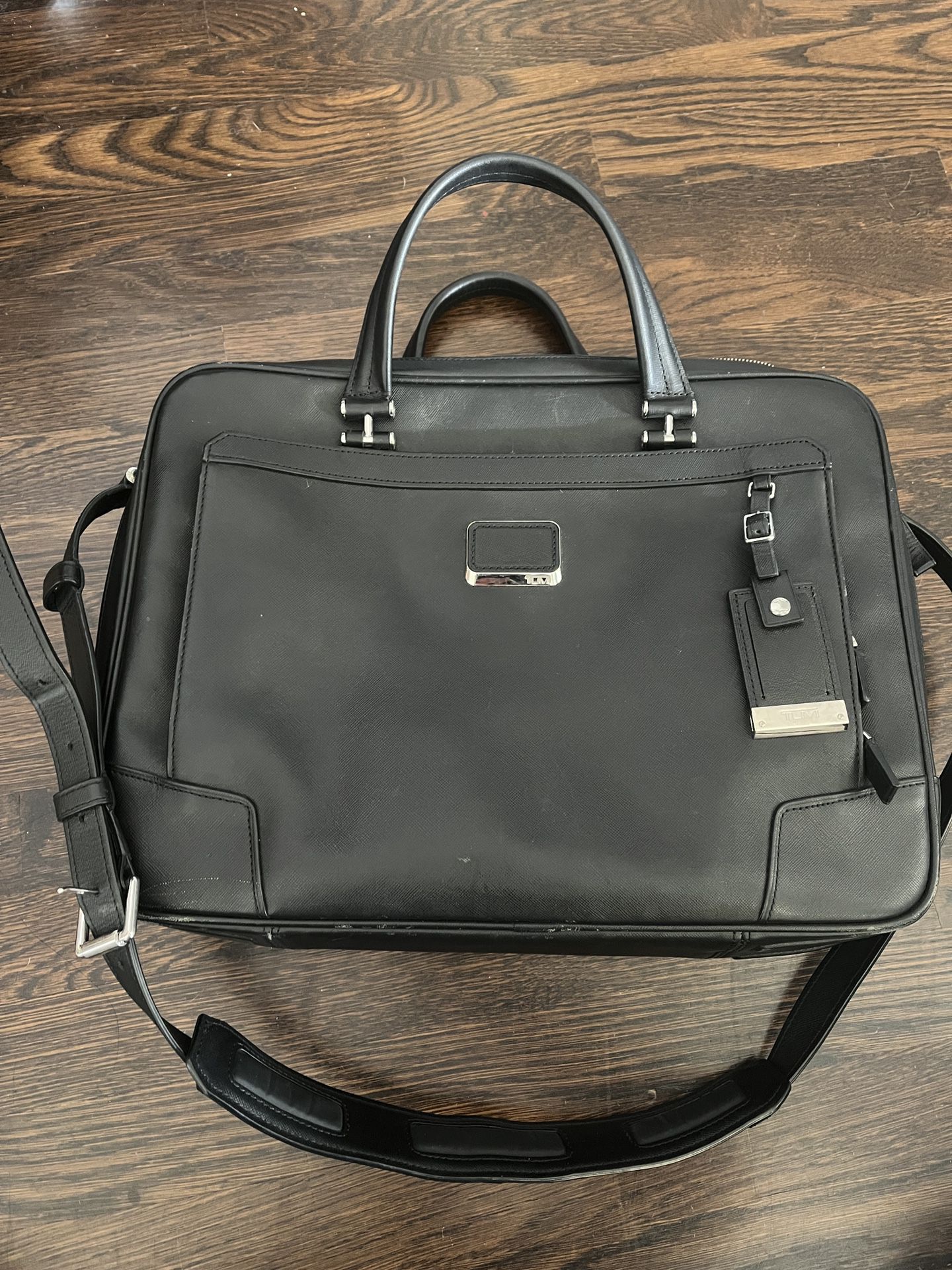 TUMI Astor Regis Italian Leather Briefcase