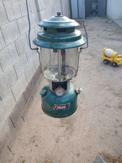 Vintage Coleman gas  lantern