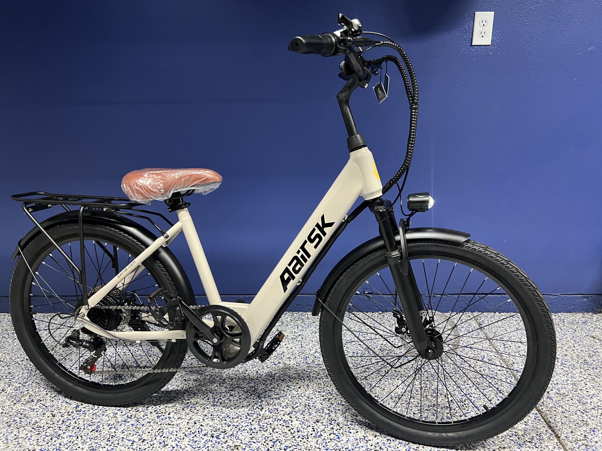 SU7 E Mountain Bike for Adults-750W Peak Motor Electric Commuter Bikes, 25MPH EBike, 36V Battery EBikes, 21-Speed Front Suspension Electric Bicycle