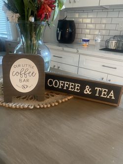 Coffee And Tea Sign