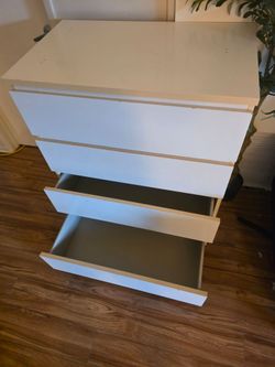 White 3-Drawer Dresser / Storage Chest