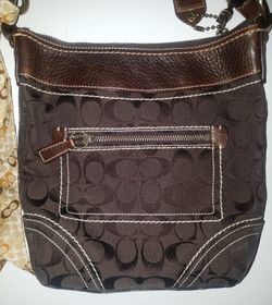 Coach Crossbody Purse with Silk Handkerchief