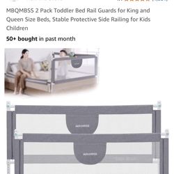 3 bed rails for child bed safety