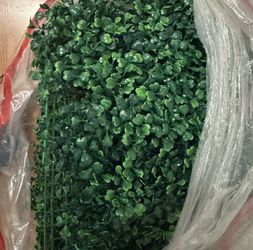 12- Pieces 20 in. x 20 in. Artificial Boxwood Hedge...