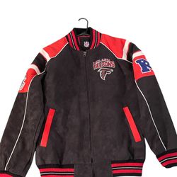 Atlanta Falcons G-III Sports by Carl Banks Faux Suede Black Size M