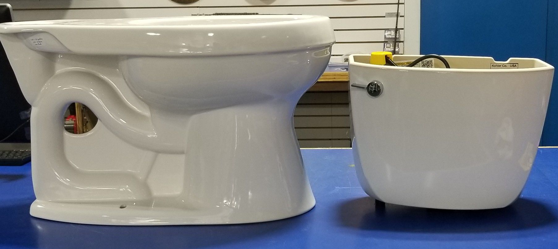 Kohler K-22908-0 Cimmaron Elongated 12 in Chair Height Toilet