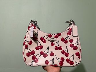 Coach large Teri shoulder bag/crossbody in cherry print