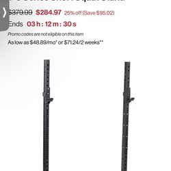 Titan Squat Rack With Spotter Arms