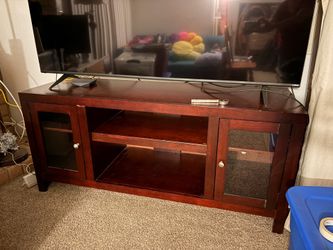Wood shelf for 75 inch TV