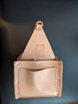 leather waist tool kit carry case