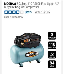 3 gallon air compressor