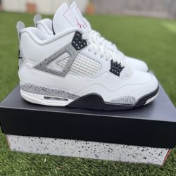 Air Jordan 4 White Cement 