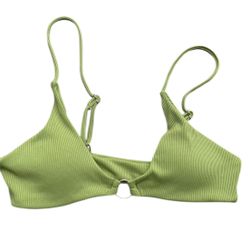 CIDER RIB RING LINKED BIKINI SWIM TOP