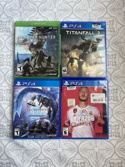 Ps4 and Xbox one games