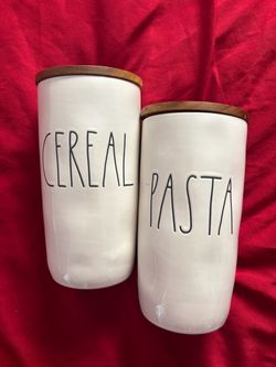 Rae Dunn Cereal & Pasta Canisters