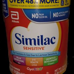 Similac Sensitive Infant Formula  (3 Cans)