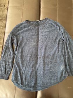 Small blue sweater shirt