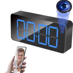 Hidden Camera Dual Band WiFi Cameras Clock for Home Security