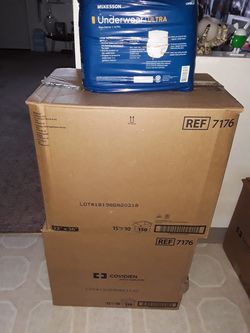 Tons of adult large depends around 250 to 300 of them. . 4 boxes full. 150.00 for all