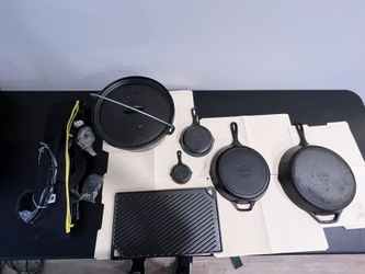 lodge cast iron dutch oven camping kit