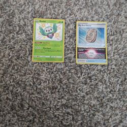 Shiny Rawlet And Sky Seal Stone