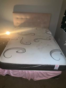 Full Mattress w/ Bed Frame and Headboard