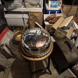 Cake Tray Crystal And Cover