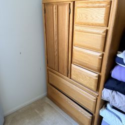 Queen Bed With Storage Headboard And Accompanying Chest