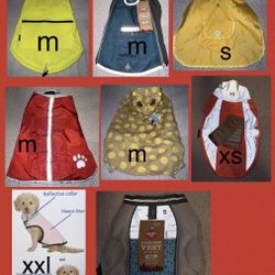 dog raincoats , i have hundreds of items check everything here just click my profile photo 
