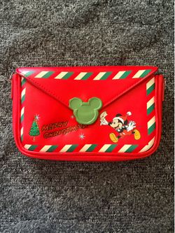 Disney Mickey Mouse Red Letter to Santa Crossbody Bag