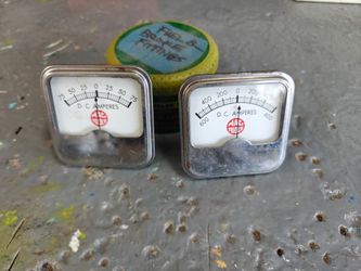 Vintage Mac Tools D.C. Amperes Diagnostic Replacement Gauges