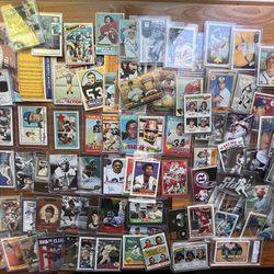 Sports Card Collection: Vintage Baseball And Football Cards: Barry Sanders RC, Autos
