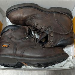 Men's Steel Toe Timberland Work Utility Engineer Boots 9.5