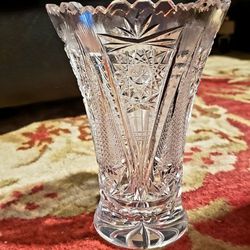 Vintage Val ST. Lambert Crystal Vase