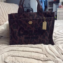 Leopard Coach Bag