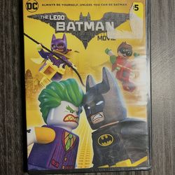 The Lego Batman movie DVD