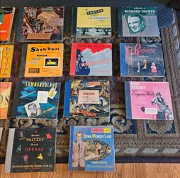 Rare Classic 78 Vinyl Record Collection