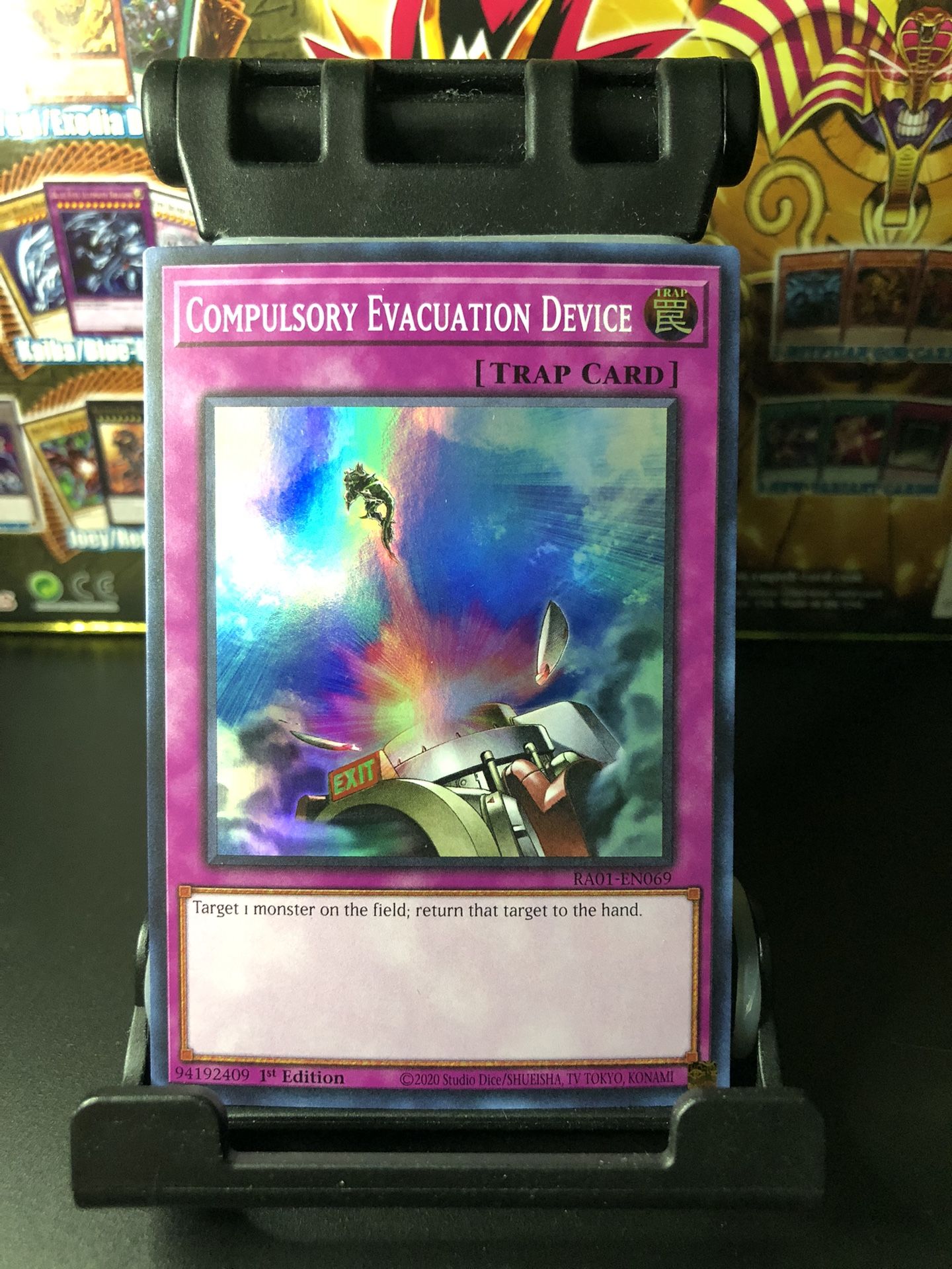 Yugioh Compulsory Evacuation Device 1st Edition