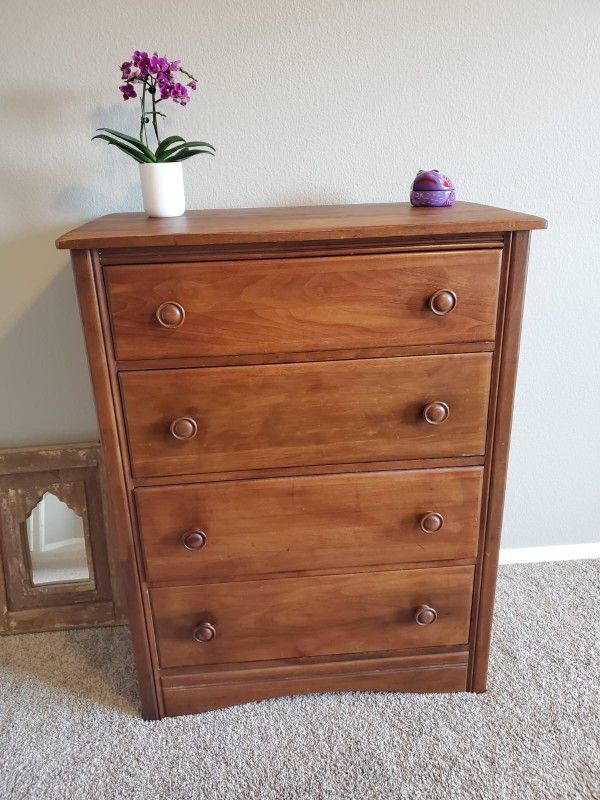 Beautiful Walnut Dresser, $80 OBO