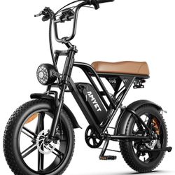 V9-G60 Peak 1500W Ebike, 48V 20Ah(960WH) Removable Battery, 72Miles &32MPH,20" Fat Tire Dirt Bike,7 Speed Gears,Dual Shock Absorber, Adults Electric B