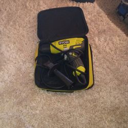 RYOBI D43 3/8" DRIVE DRILL W/CASE