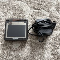 Nintendo Gameboy Advance Sp Ags 101 Smoke Black