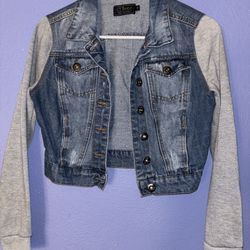 Juniors Girls Or Women’s Jean Jacket Size S