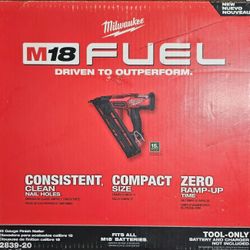 Milwaukee 2839-20. M18 15 Gauge Finish Nailer. Open Box Like New.