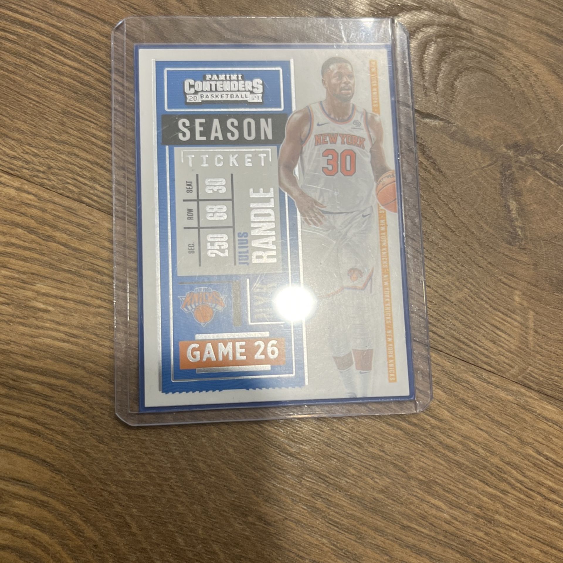 Basketball Card Panini Contester‘S 2021 Basketball Season Ticket Julius Randle