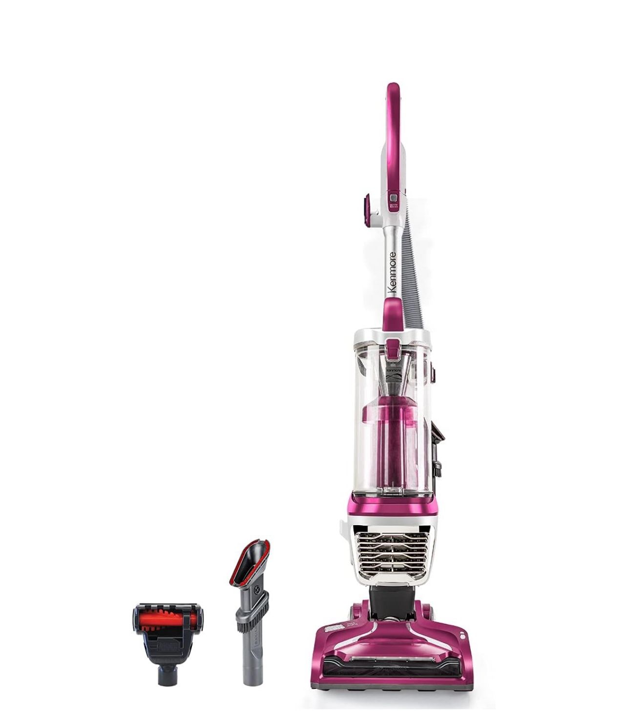Kenmore DU5092 Bagless Upright Vacuum Lift-Up Carpet Vacuum Cleaner 2-Motor Power Suction with Hair Eliminator Brushroll, Pet Handi-Mate, 2L, Wine W/L