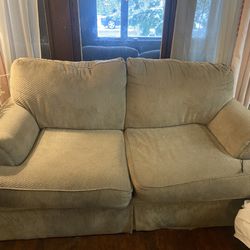 Love Seat And Large Couch