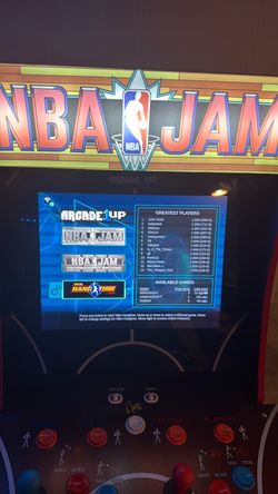 nba jam arcade machine 4 player