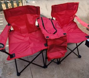 foldable 2 seater camping chair