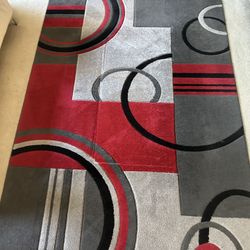 Ruby galaxy Wave Rug 7x9